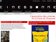Tablet Screenshot of cinessonne.com